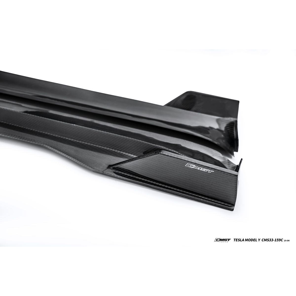 Jupes latérales en carbone CMST V1 pour Tesla Model Y 2025+