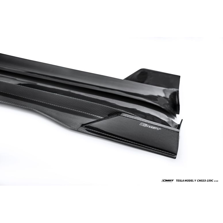 Jupes latérales en carbone CMST V1 pour Tesla Model Y 2025+
