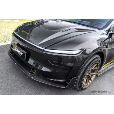 V1 lamă frontală din carbon CMST pentru Tesla Model Y Juniper 2025+