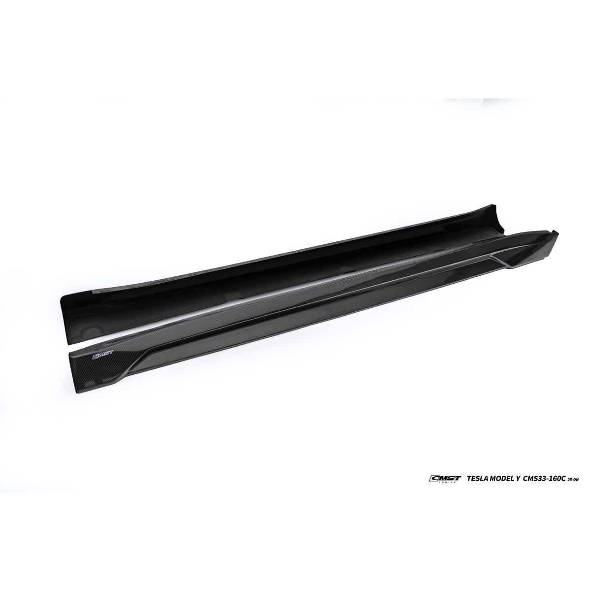 Jupes latérales en carbone CMST V2 pour Tesla Model Y Juniper 2025+