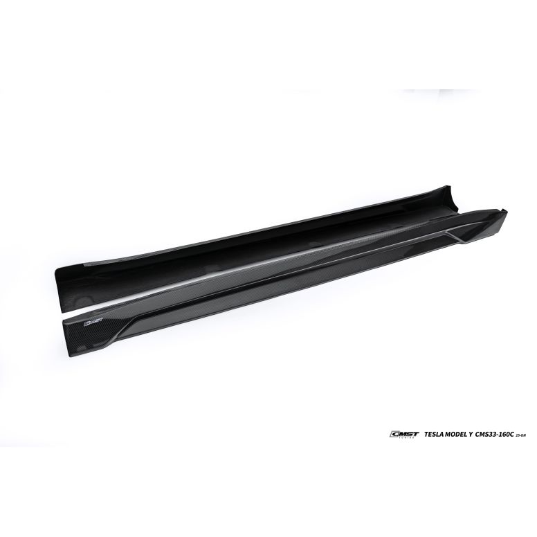 Jupes latérales en carbone CMST V2 pour Tesla Model Y Juniper 2025+