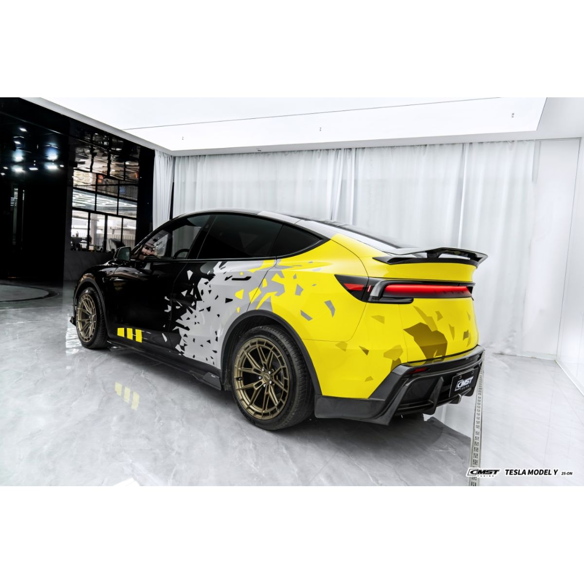 Spoiler arrière en carbone CMST V1 pour Tesla Model Y Juniper 2025+