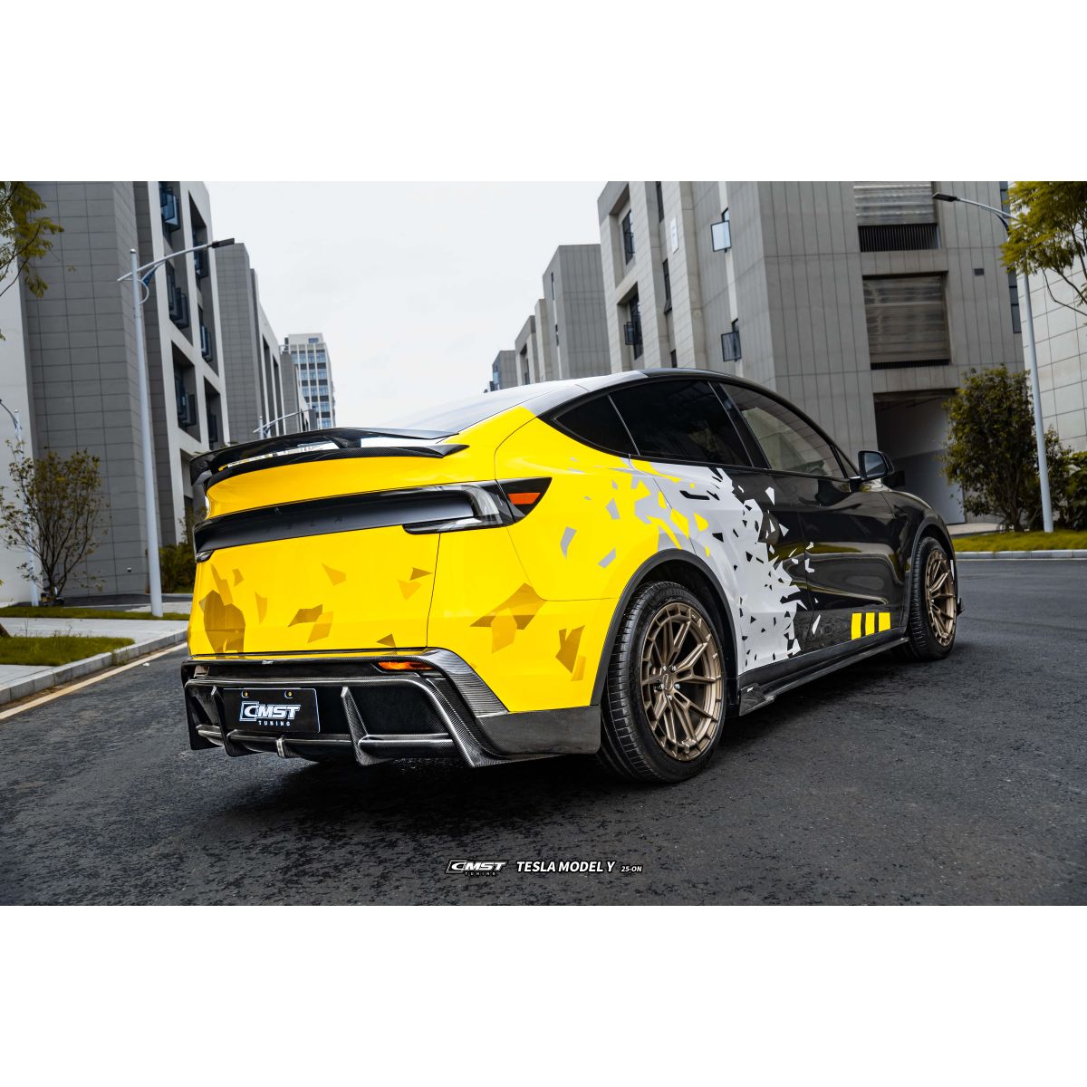 Spoiler arrière en carbone CMST V1 pour Tesla Model Y Juniper 2025+
