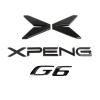 3er-Set Außenlogos mattschwarz für XPENG G6