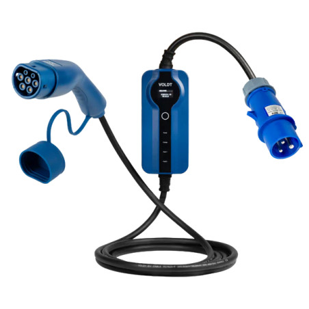 Chargeur mobile prise camping Type 2 - CEE - 7,4kW