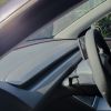 Cruscotto in fibra di carbonio "Plain Weave" per Tesla Model 3 Highland 2024+ e Model Y Juniper 2025+