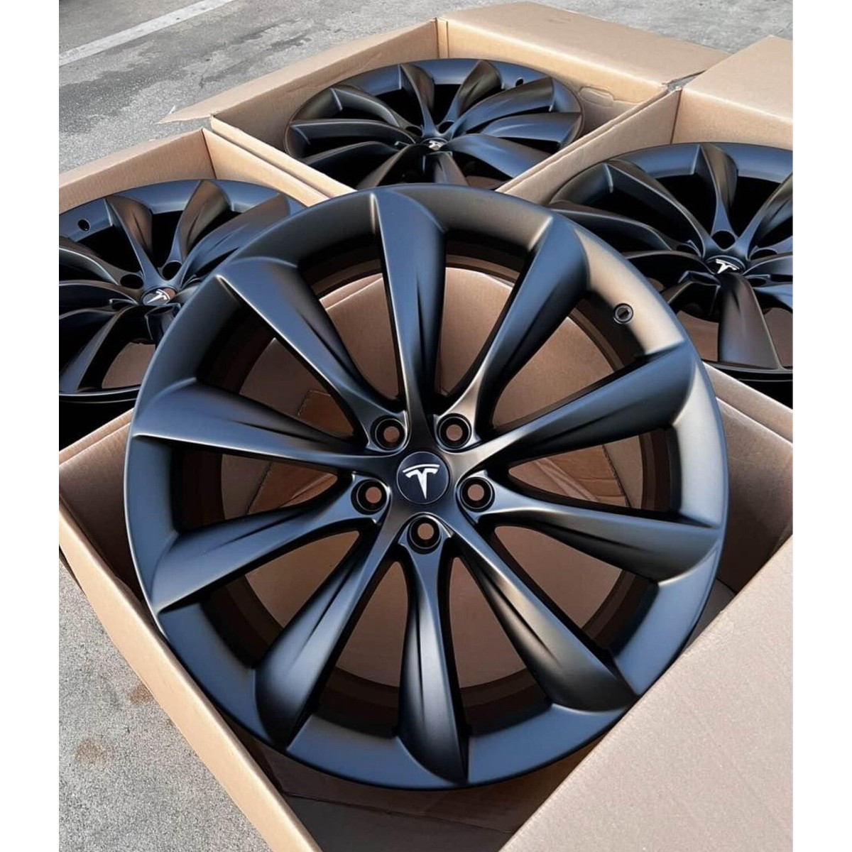 Jantes Onyx de 22 polegadas OEM para Tesla Model X