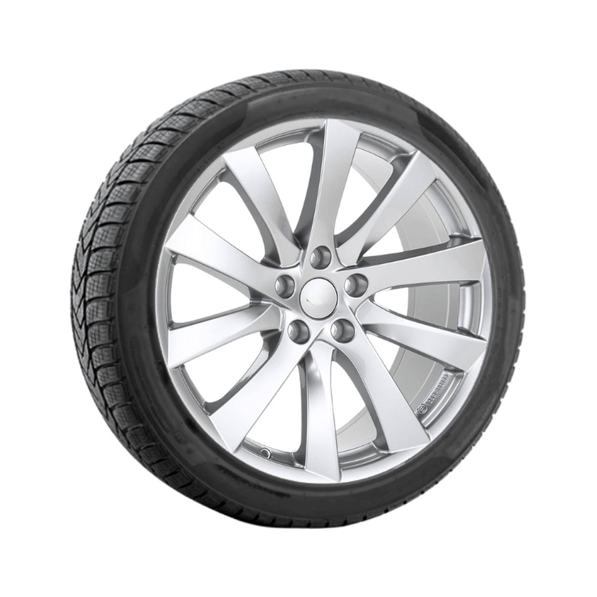 Roues complètes hiver 19'' pour Tesla Model Y - Jantes PL06 avec pneus (Lot de 4)