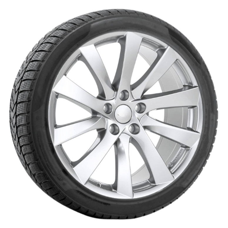 Roues complètes hiver 19'' pour Tesla Model Y - Jantes PL06 avec pneus (Lot de 4)