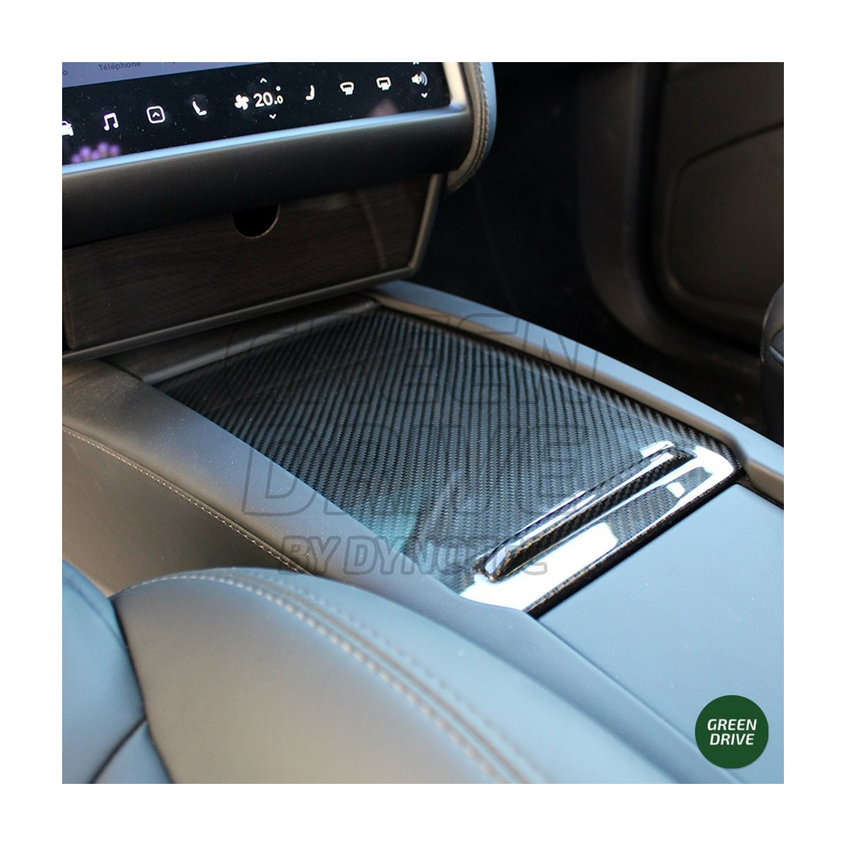 Carbon-Schubladenauszug - Tesla Model X und S