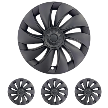 Set of 4 19-inch Cycle wheel covers for the 2025+ Tesla, Model Y, and Juniper