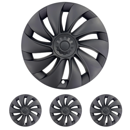 Sada 4 19" puklíc Cycle pre Tesla Model Y Juniper 2025+