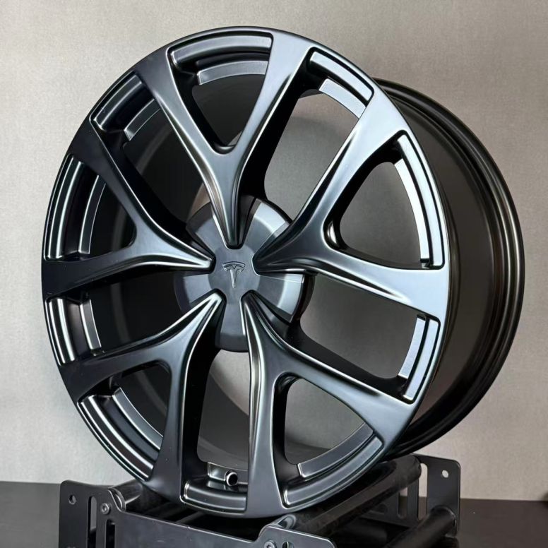 Set of 4 Arachnid 2.0 custom forged rims for Model Y