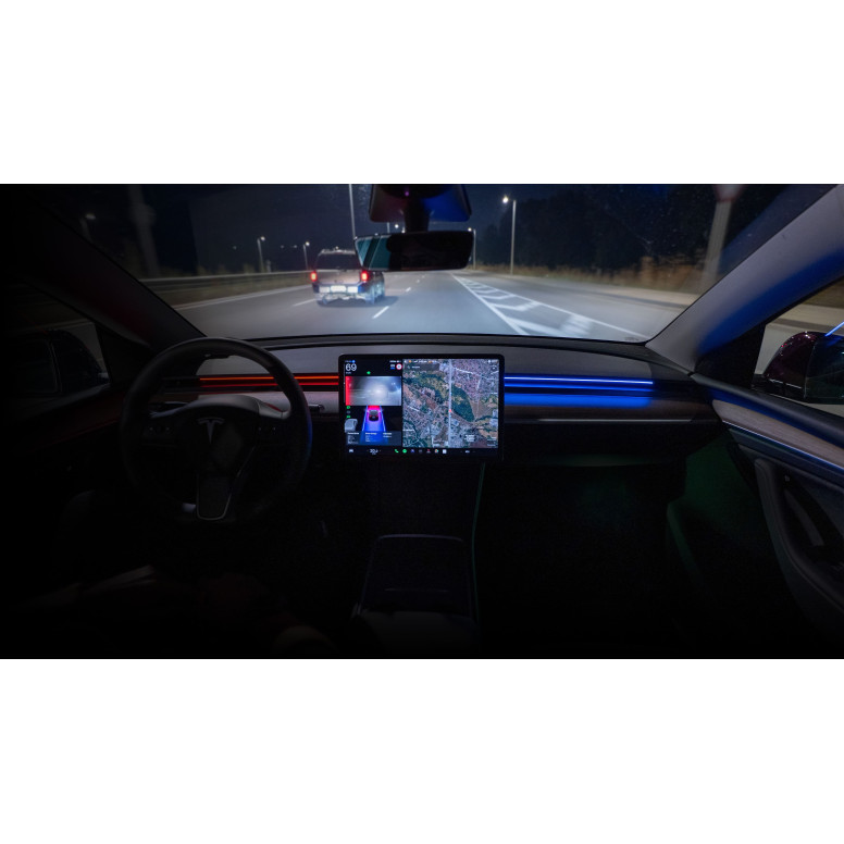 S3XY Strip - Enhance - Intelligenter RGB-Lichtstreifen für Tesla Model 3 und Y