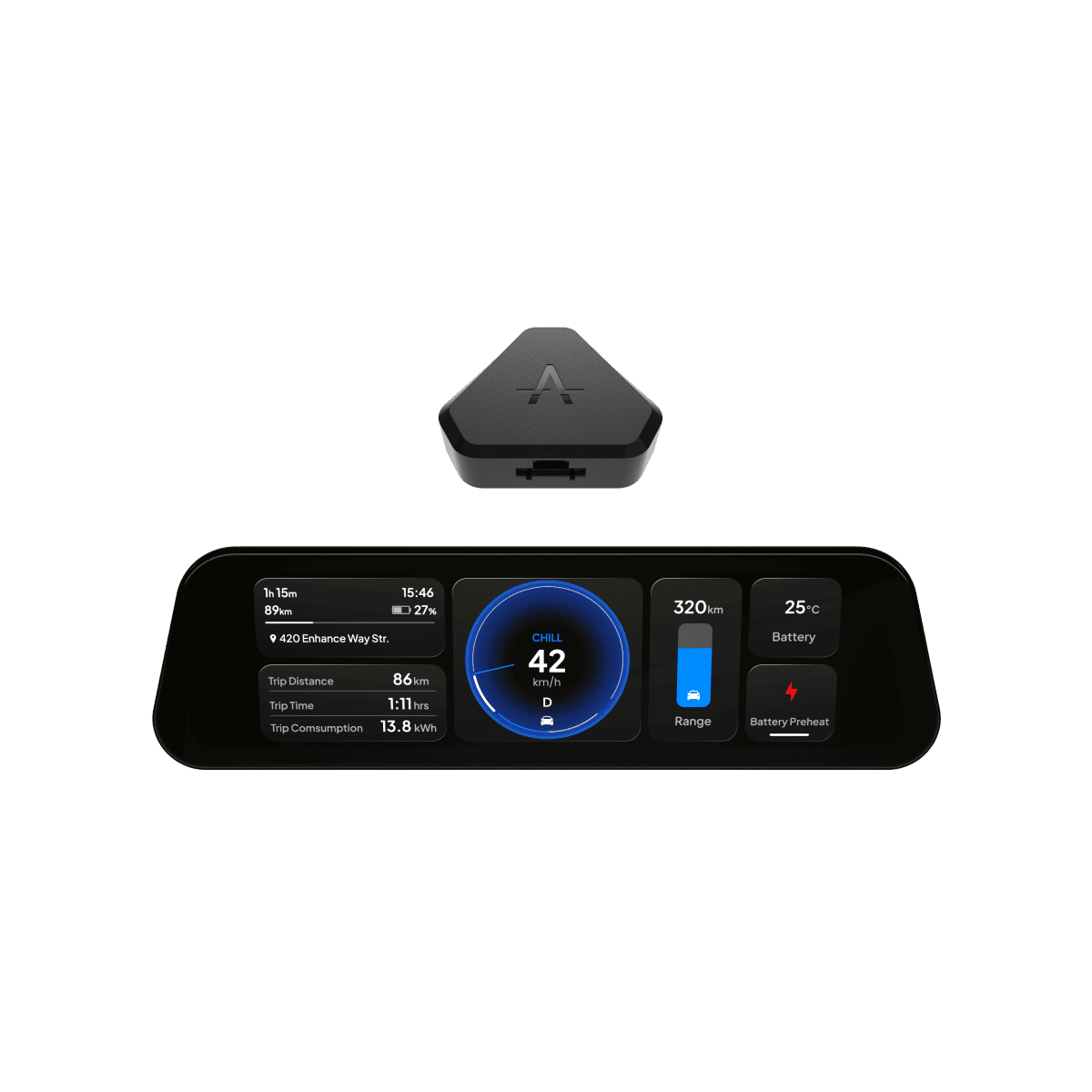 S3XY Instrumentpanel - Förbättra - Apple CarPlay Android Auto smart skärm