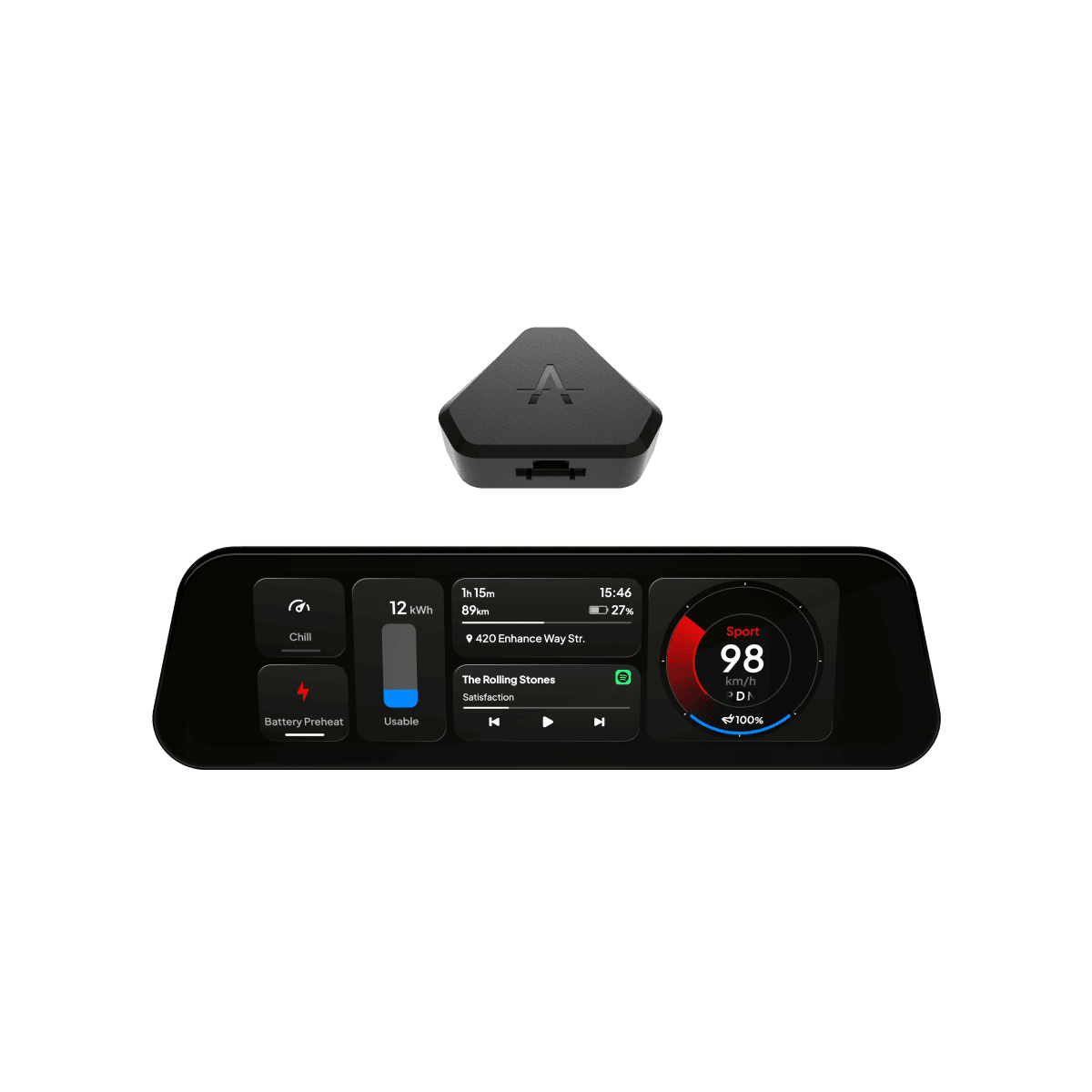 S3XY Instrumentpanel - Förbättra - Apple CarPlay Android Auto smart skärm