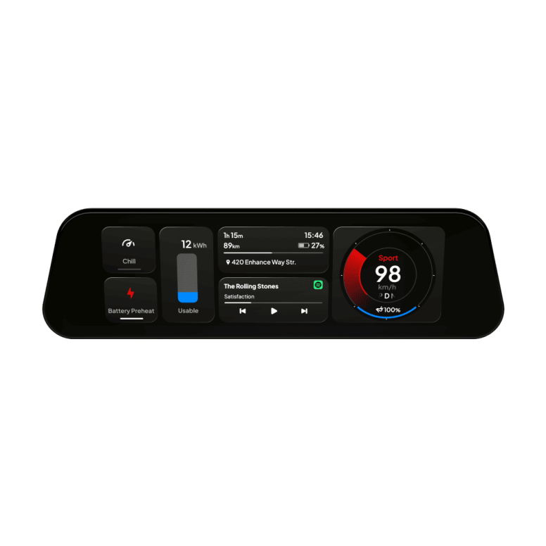S3XY Instrumentpanel - Förbättra - Apple CarPlay Android Auto smart skärm