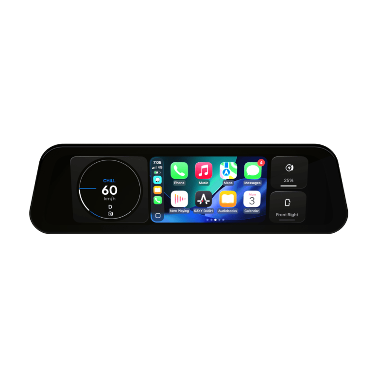 S3XY Instrumentpanel - Förbättra - Apple CarPlay Android Auto smart skärm