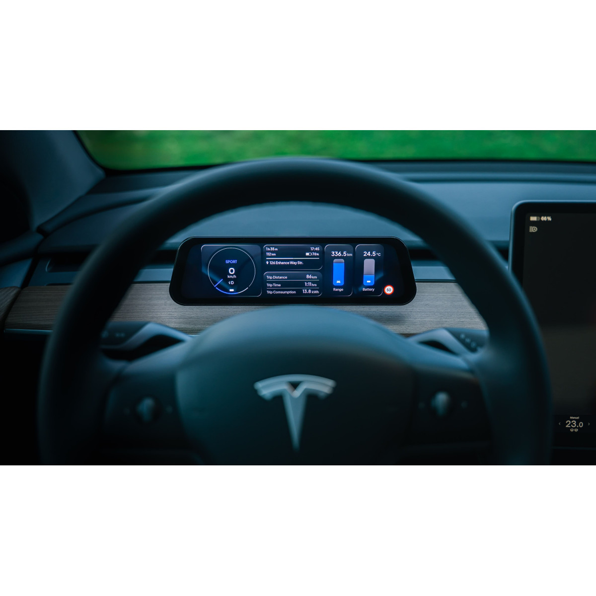 S3XY Instrumentpanel - Förbättra - Apple CarPlay Android Auto smart skärm