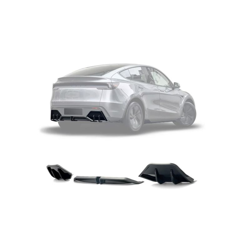 Performance-tyylinen diffuusorin jatkosarja Tesla Model Y 2025+ -osaan