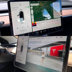 Middenscherm beschermend glas - Tesla model 3 en Y