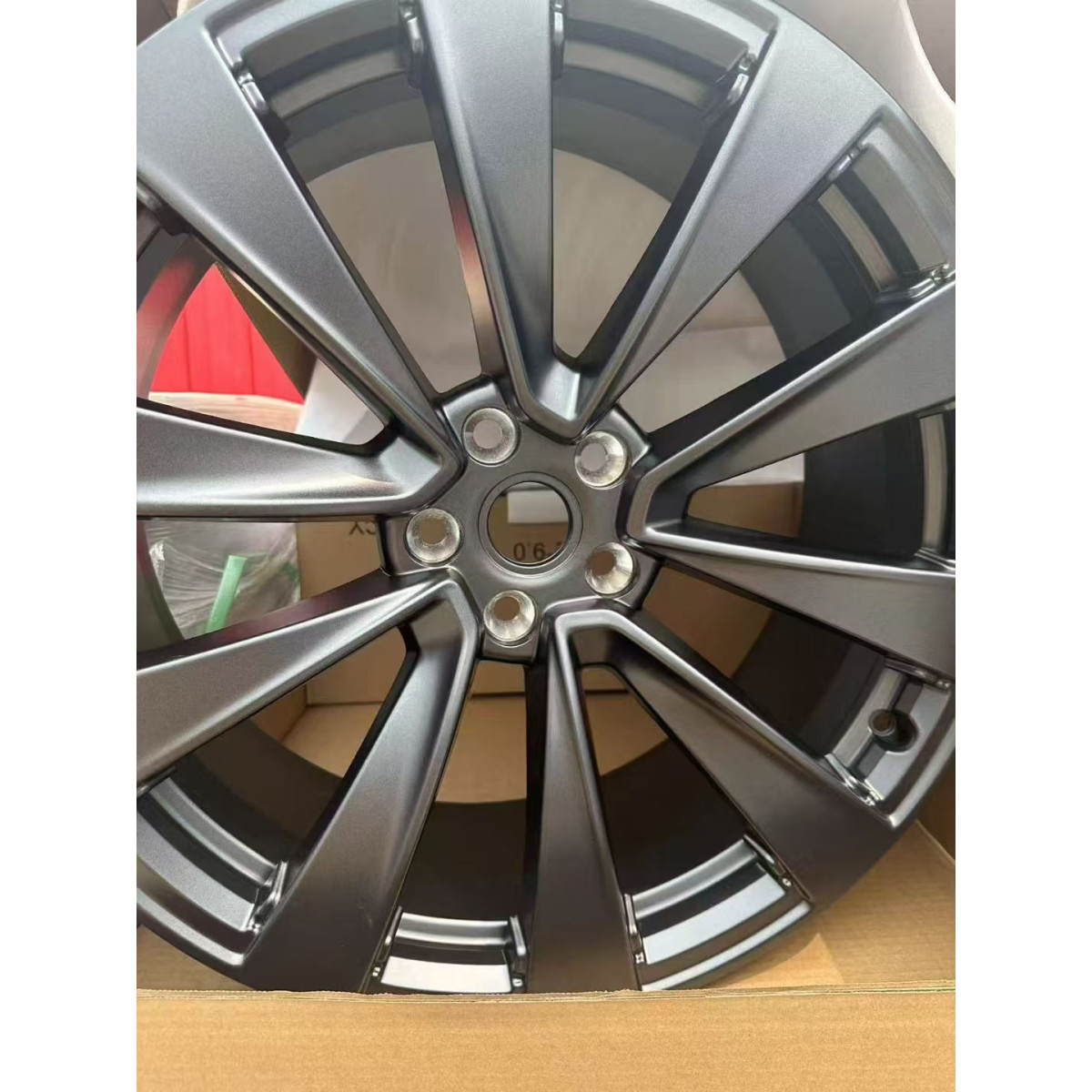 Jantes d’origine (OEM) Turbine Plaid 22 pouces à l'unité pour Tesla Model X