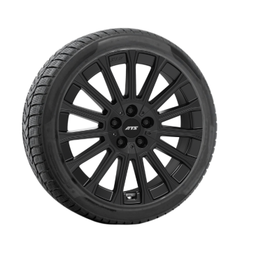 Kompletne 18-calowe koła zimowe do Tesla Model Y Standard Propulsion 2025+ - koła AT23 z oponami (zestaw 4 szt.)