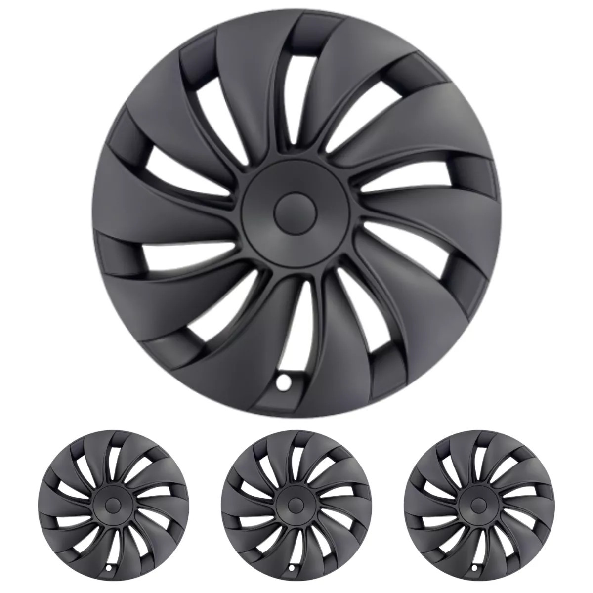 Sada 4 18" puklíc Turbine pre Tesla Model 3 Highland 2024+ Standard so zadným pohonom