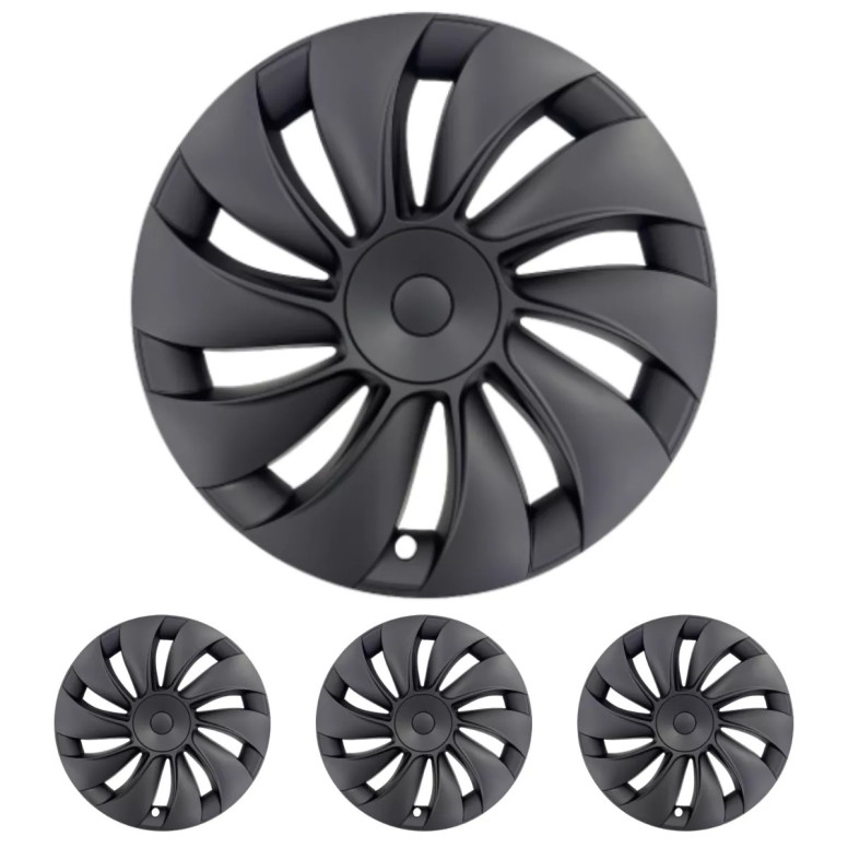 Sada 4 18" puklíc Turbine pre Tesla Model 3 Highland 2024+ Standard so zadným pohonom