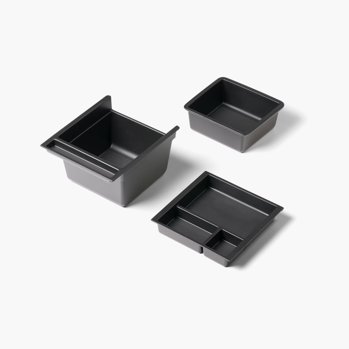 Set di 3 organizer per console centrale e bracciolo per Tesla Model Y Juniper 2025+