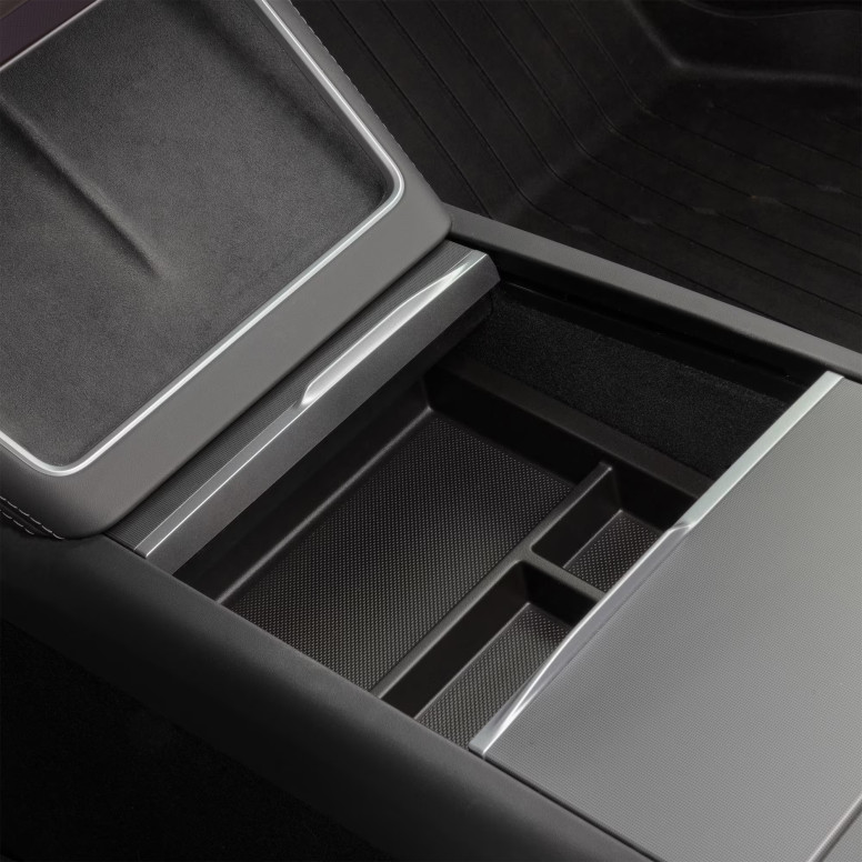 Set di 3 organizer per console centrale e bracciolo per Tesla Model Y Juniper 2025+