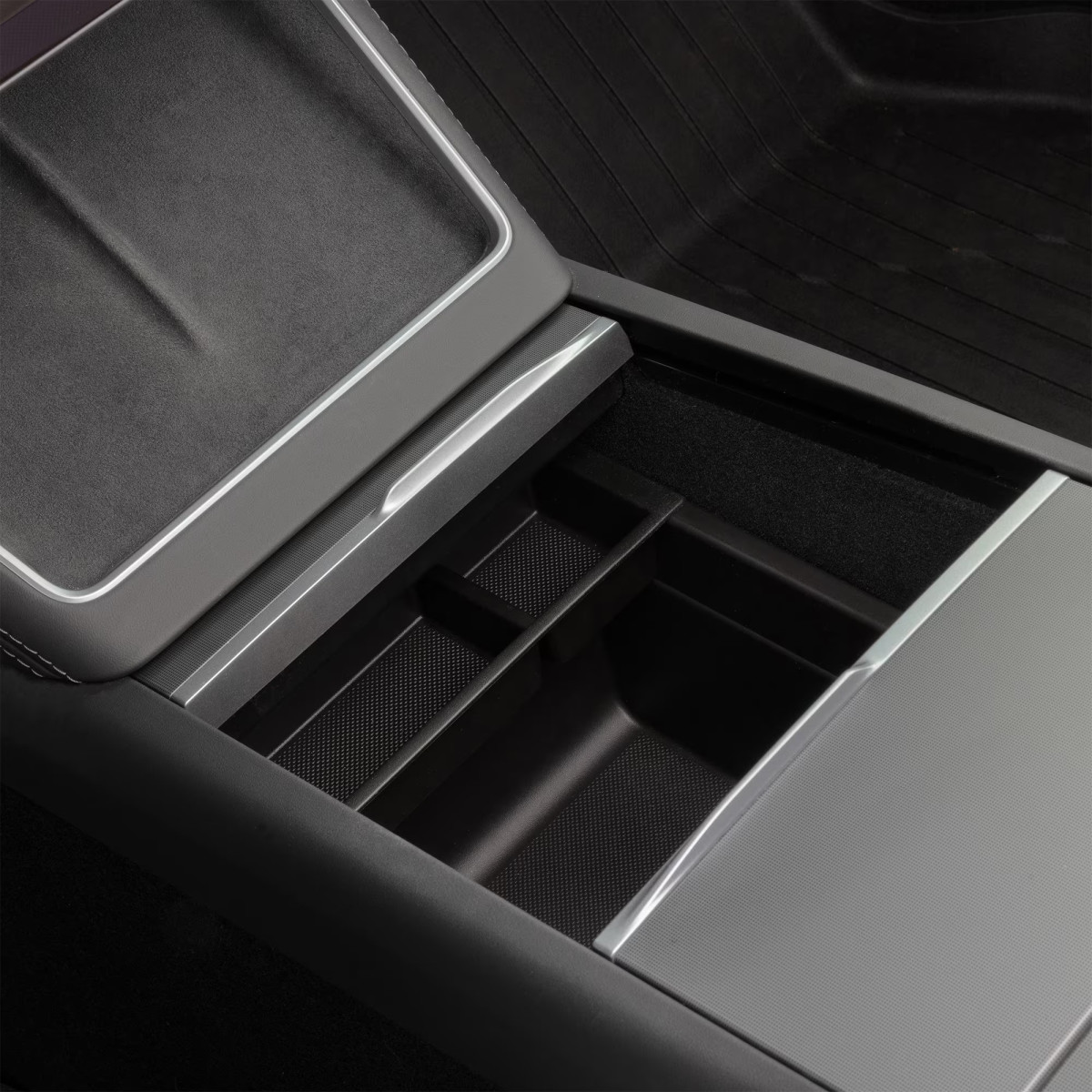 Juego de 3 organizadores de consola central y reposabrazos para Tesla Model Y Juniper 2025+