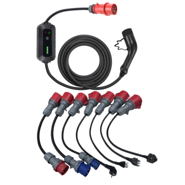 Set de viaje Booster Europe - Cargador portátil de hasta 22 kW
