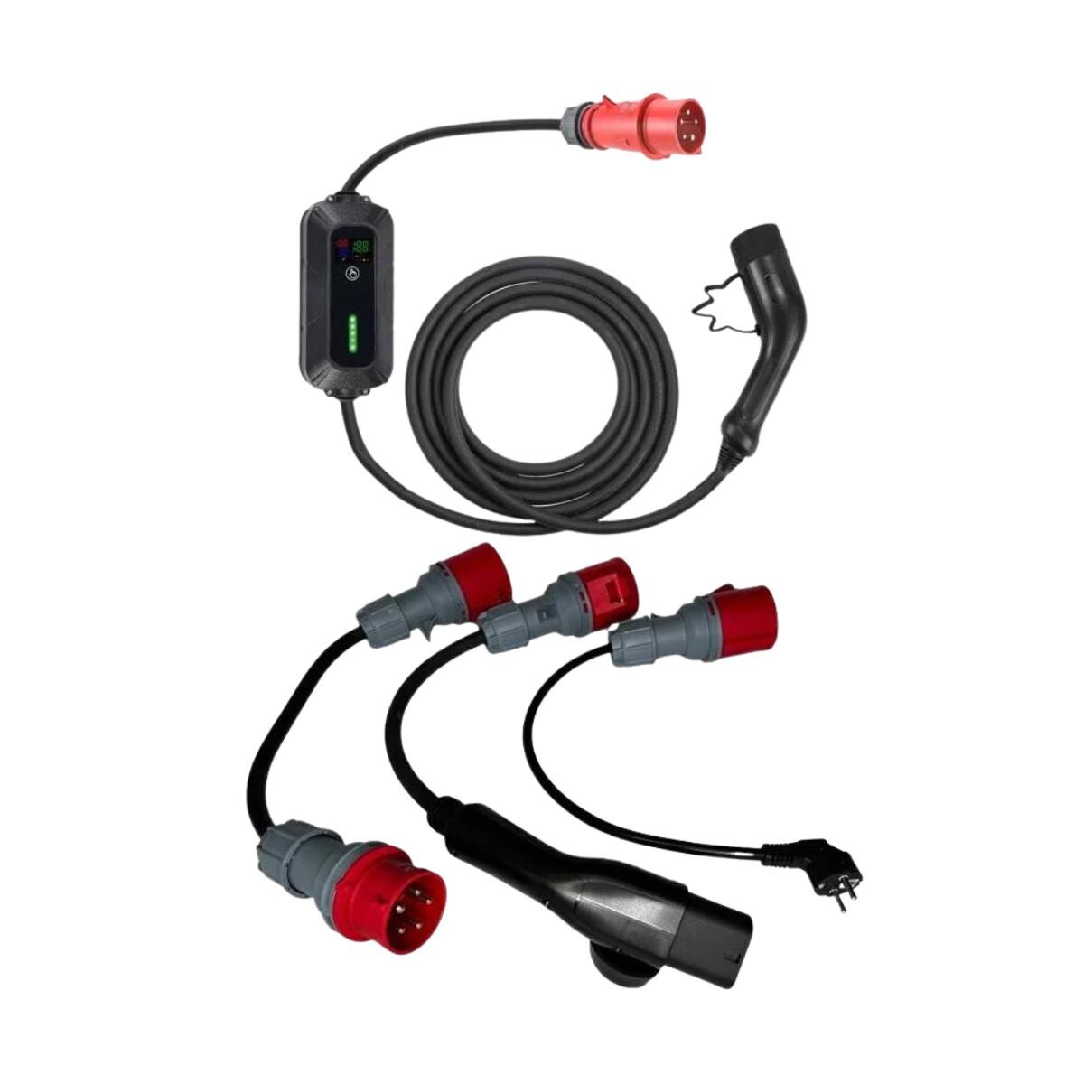Booster EV Set - Caricabatterie portatile Tipo 2 fino a 22 kW