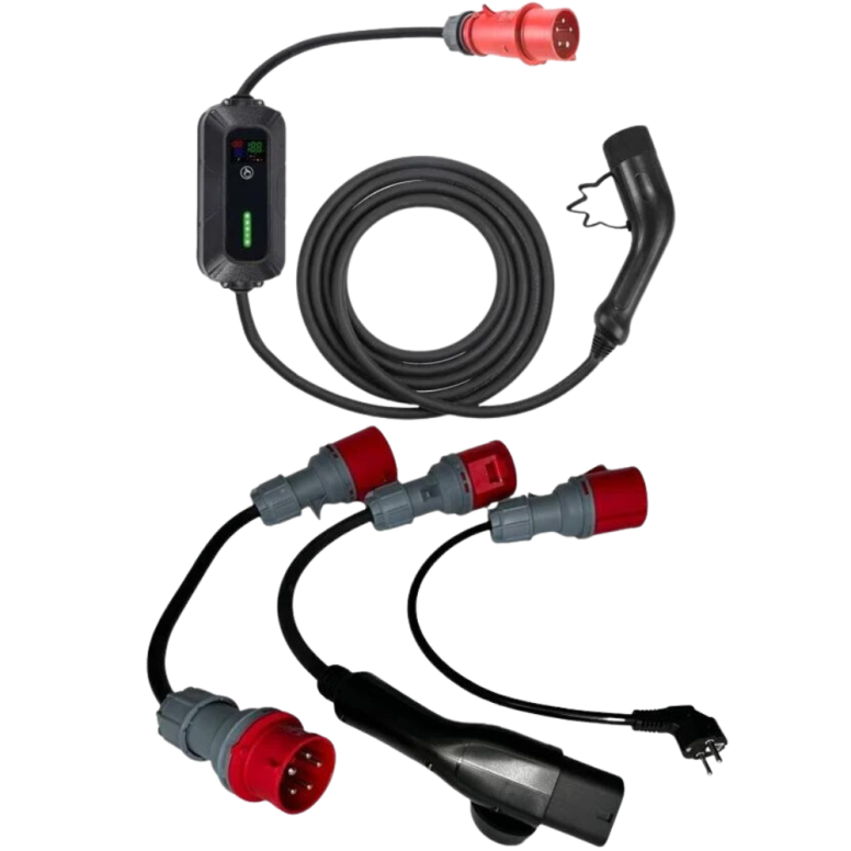 Booster EV Set - Caricabatterie portatile Tipo 2 fino a 22 kW