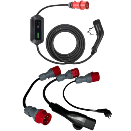 Booster EV Set - Caricabatterie portatile Tipo 2 fino a 22 kW
