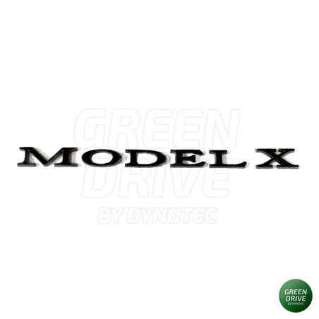 Emblem "MODEL X" i matt svart för bakluckan - Tesla Model X