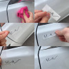Autocollant signature Elon blanc ou noir