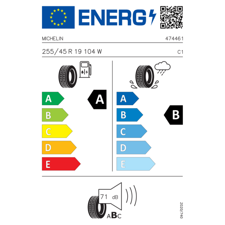 Pneu de verão Michelin Primacy 5 Energy 255/45 R19 104W XL MO
