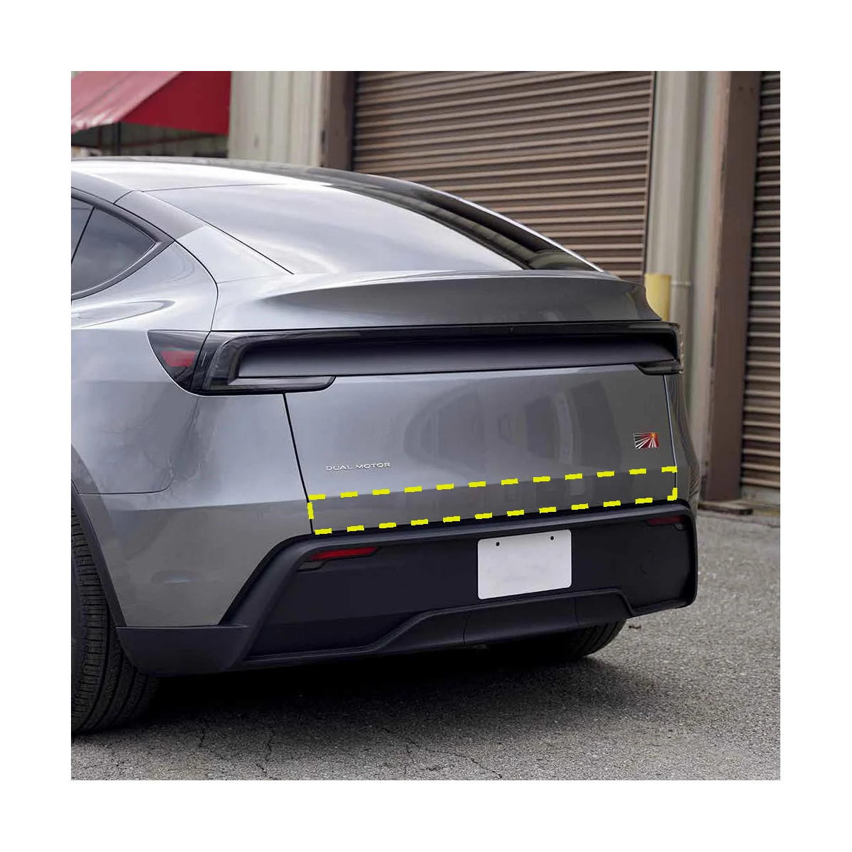 Kofferbak dorpel bescherming in PPF - Tesla Model Y