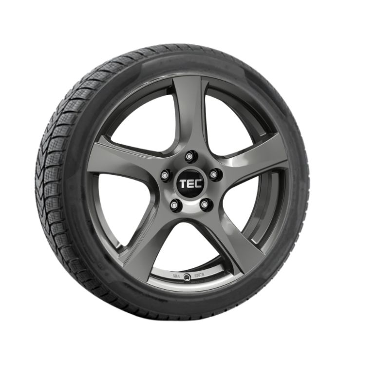Kompletné 19-palcové zimné kolesá pre Tesla Model Y – ráfiky AS5 s pneumatikami (sada 4 ks)