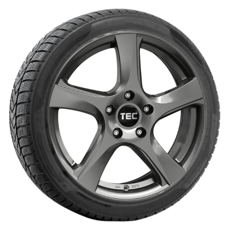 Roues complètes 19'' hiver pour Tesla Model Y - Jantes AS5 avec pneus (Lot de 4)