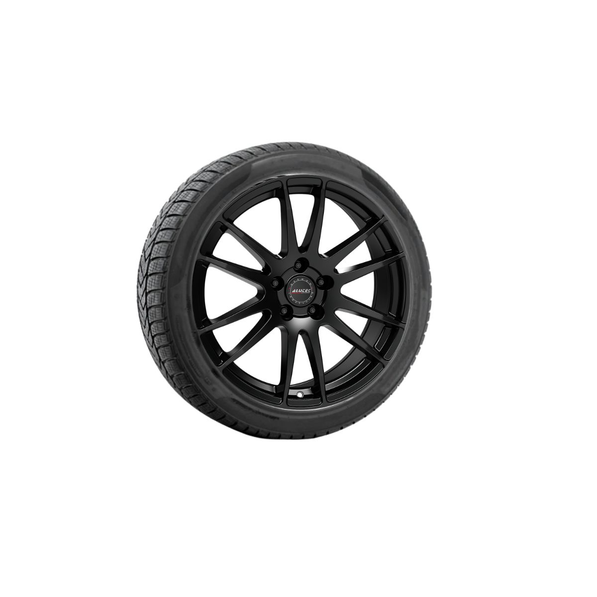 copy ofKomplette 18'' vinterhjul til Tesla Model Y , standard baghjulstræk, modelår 2025 og frem – AT23-fælge med dæk (sæt med