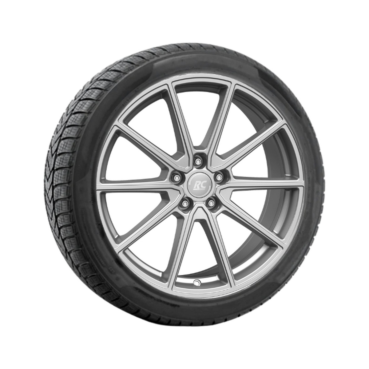 Winterkompletträder für Tesla Model S 2012–2021 – 19-Zoll-Felgen Brock RC32 mit Reifen (4er-Set)