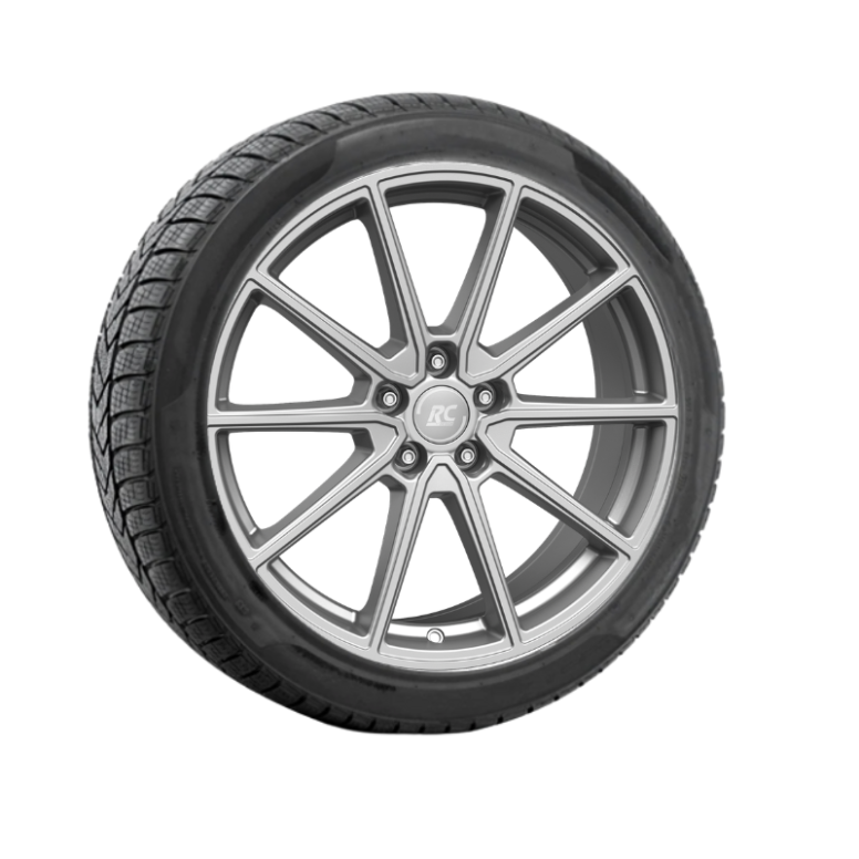 Kompletné zimné kolesá pre Tesla Model S 2012–2021 – 19-palcové disky Brock RC32 s pneumatikami (sada 4 ks)