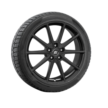Komplette vinterhjul til Tesla Model S , 2012–2021 – 19-tommers Brock RC32-felger med dekk (sett med 4)
