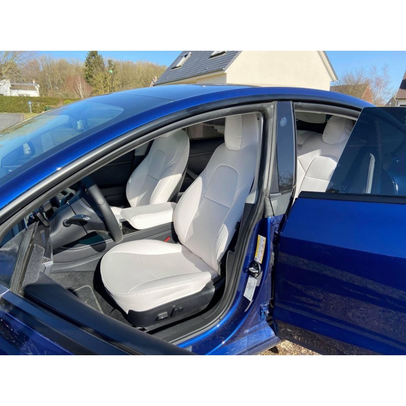 Für Tesla Modell 3 y Sitz bezug OEM Design Sommer atmungsaktiv belüftete  Set Kissen vordere Reihe Auto modifiziert Innen zubehör - AliExpress