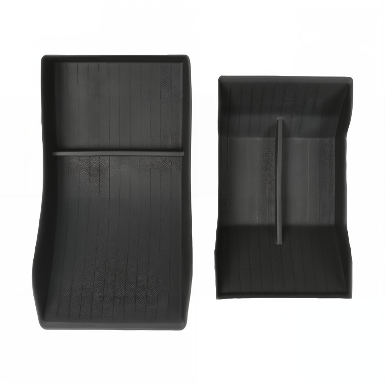 Organizer-Matte für den Mittelkonsolenboden – Tesla Model 3 und Model Y
