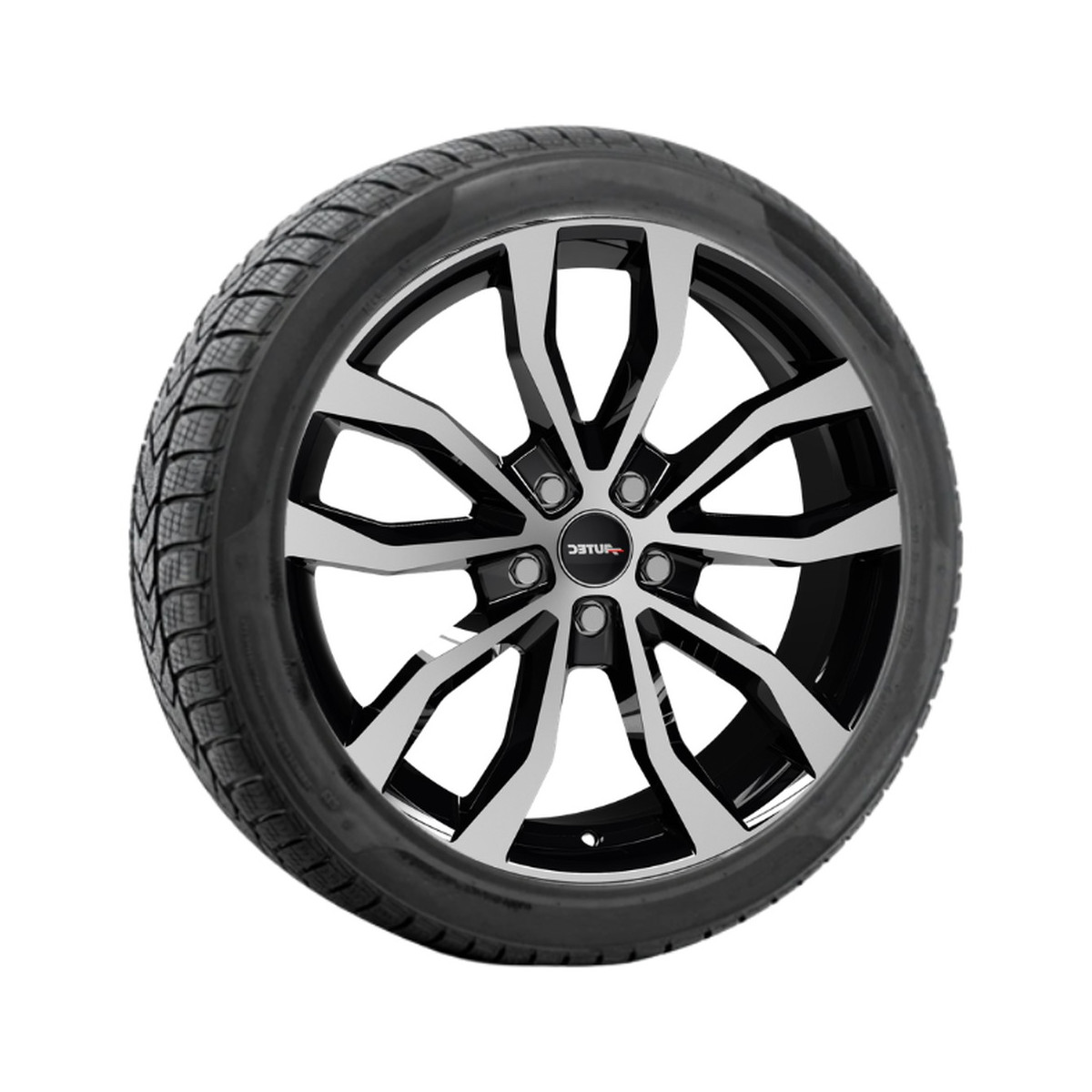 Roues complètes hiver 18'' pour Tesla Model Y Standard Propulsion 2025+ - Jantes UTECA 9 avec pneus (Lot de 4)