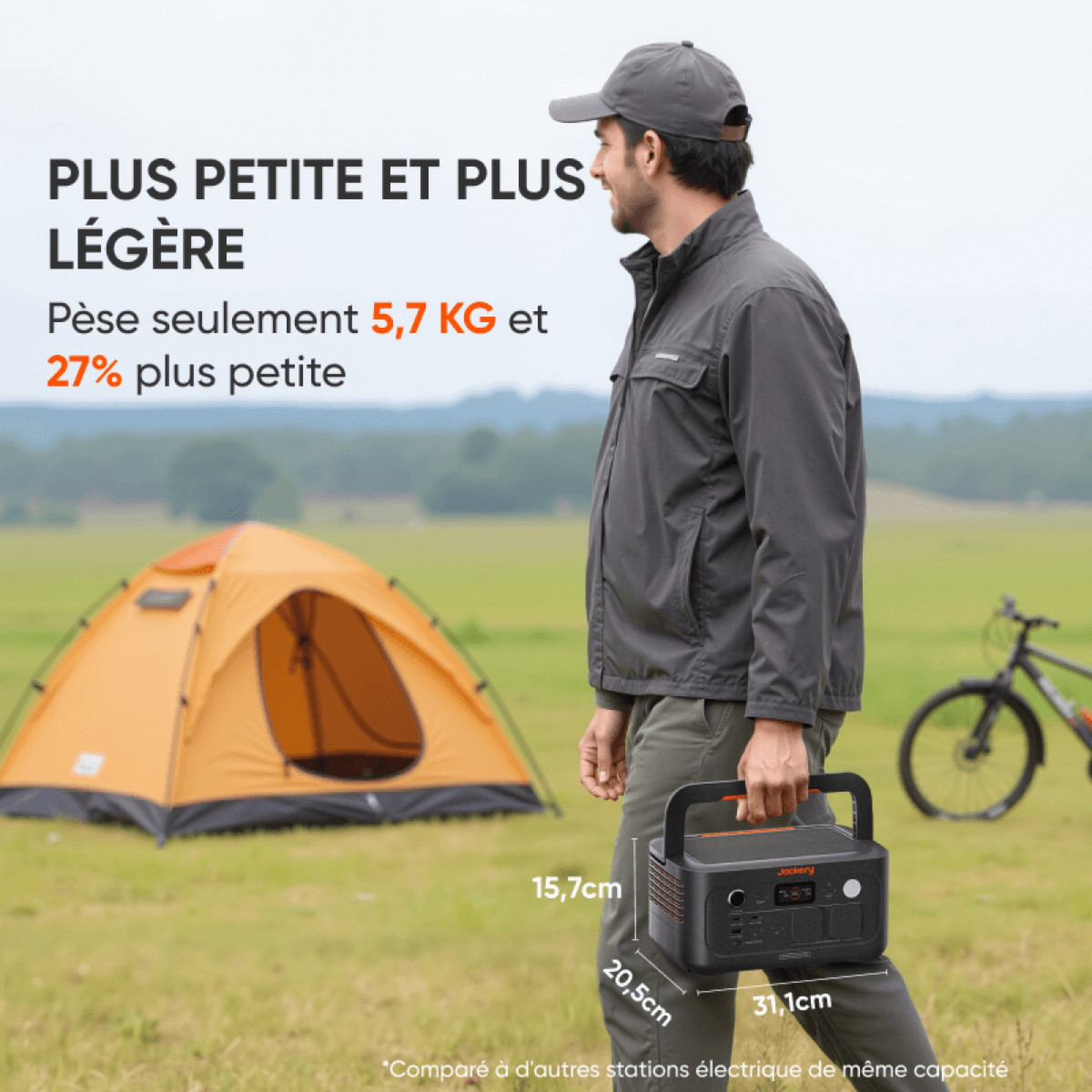 Jackery Explorer 500 v2 : station électrique 512 Wh